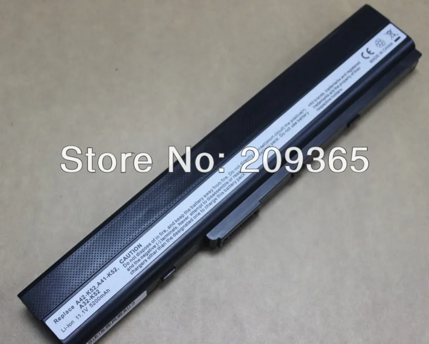 6 Сотовый Аккумулятор для ноутбука ASUS K52J K52JC K52JE K52N X52J A32 K52 A41 A52F A52J K52D K52DR K52F 70