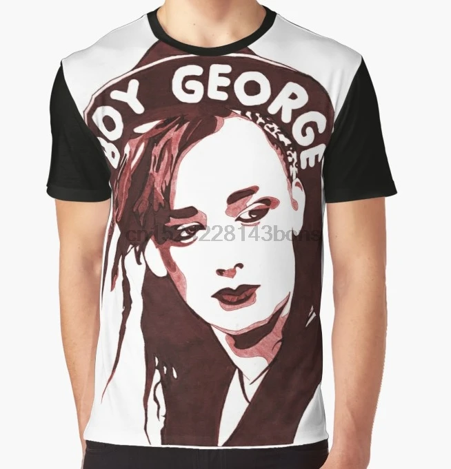 

All Over Print T-Shirt Men Funy tshirt Boy George T-Shirt Short Sleeve O-Neck Graphic Tops Tee women t shirt
