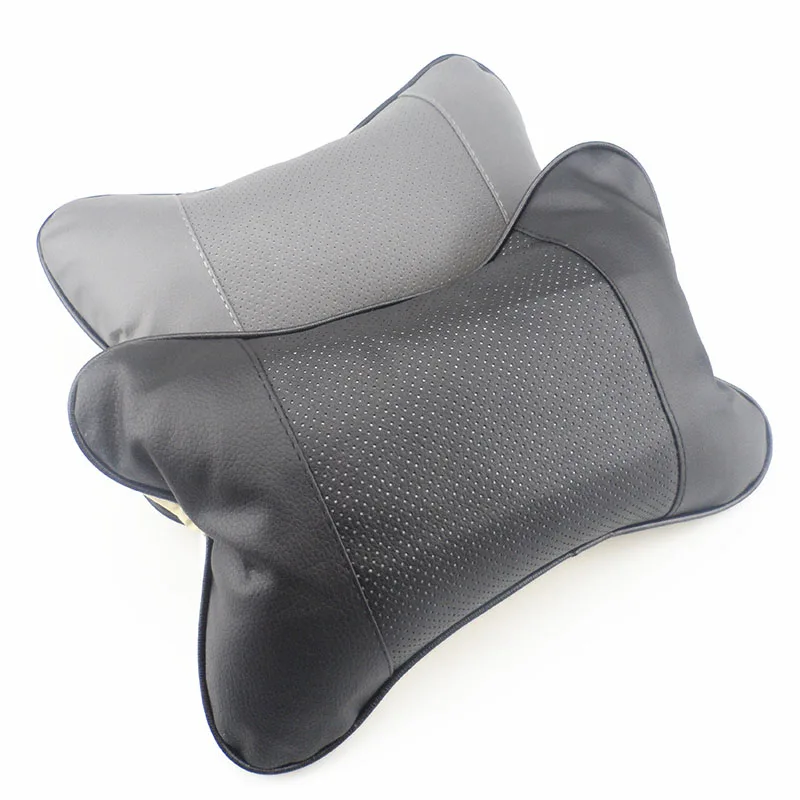 

2 PCS Mini PU Leather Car Headrest for Opel Astra VAUXHALL MOKKA Zafira Ford Focus Fusion Escort Kuga Buick Regal Car accessorie