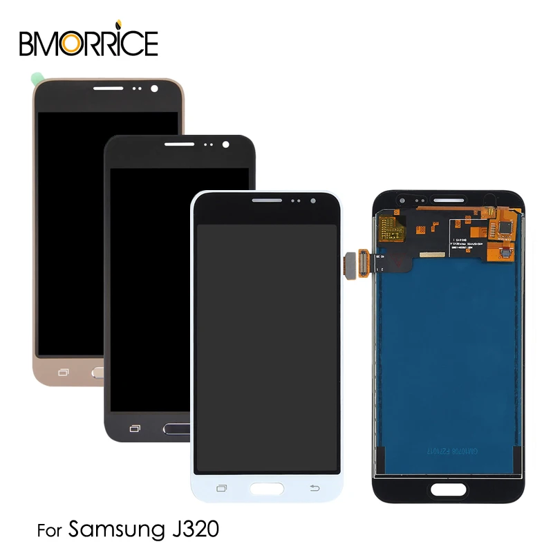 AMOLED/TFT для Samsung Galaxy J3 2016 J320 J320A J320F J320M ЖК дисплей OLED кодирующий преобразователь