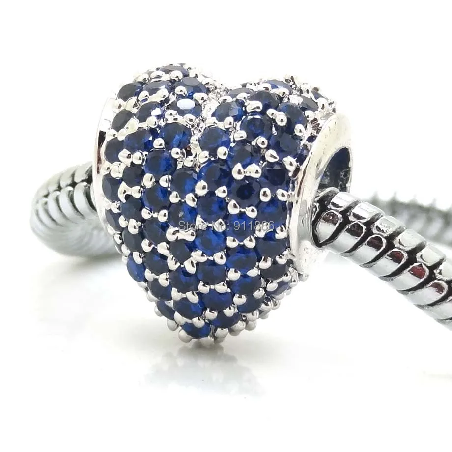 charm pandora cuore blu charm pandora cuore blu
