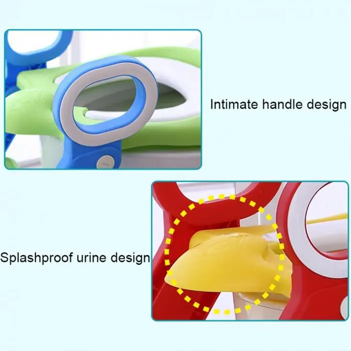 Детские, для малышей Детский горшок сиденья с лестницы крышка Туалет складной стул Пи обучение писсуаров сидения @ ZJF