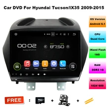 9 inch 1024*600 Quad Core Android 5.11 Car DVD Radio for Hyundai Tucson/ ix35 2009-2015 with GPS navigation/wifi/map/Camera