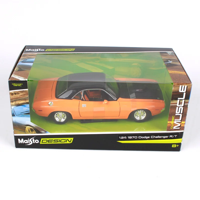 Maisto 1:24 1970 DODGE Challehger R/T Классическая Современная мышечная спортивная машина литая под давлением модель автомобиля игрушка Новинка в коробке 32518