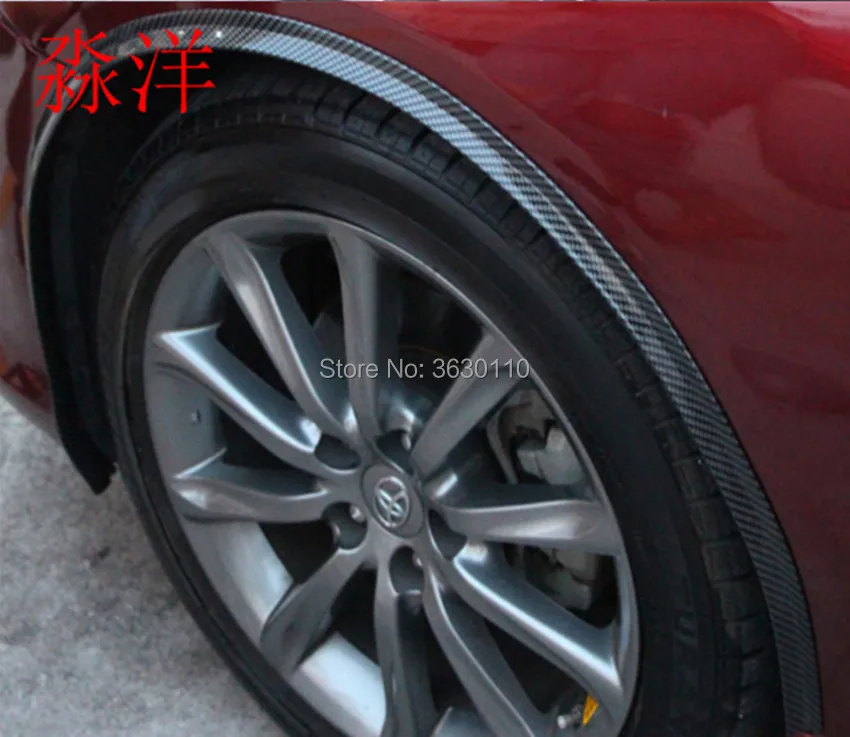 

Free shipping Car Fender Flares Arch Wheel Eyebrow Protector/mudguards Sticker Soft mudguards Fit for VW Golf, Sagita, Beetle,