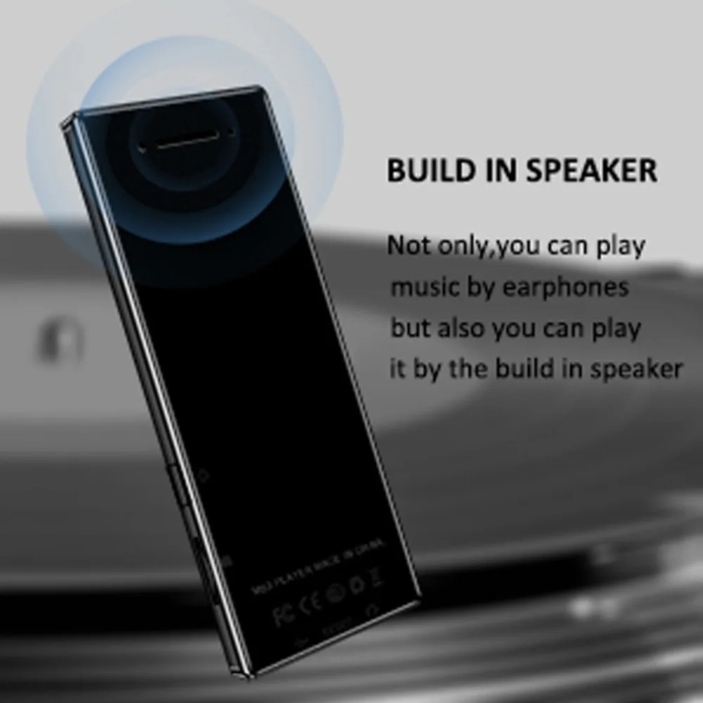 Bluetooth MP4 плеер сенсорные клавиши HIFI музыкальный плеер Видео FM радио Диктофон Mp4 Walkman, sd-карта до 128 ГБ