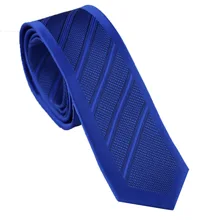 Мужские галстуки для костюма, дизайн, синяя граница, черные с синими диагональные полосы шейный платок, тонкий галстук 6 см, платья, рубашки, свадебные галстуки