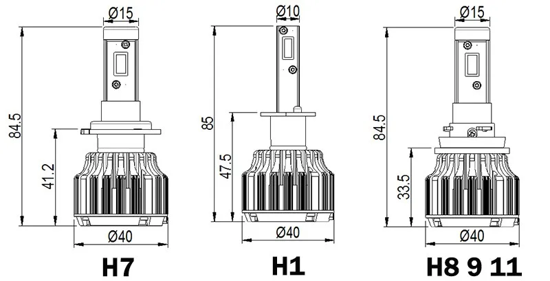 Meetrock 2x H4 H7 H1 H11 h3 880 881 H27 COB светодиодный головной светильник s источник Автомобильный светодиодный светильник лампы головного противотуманные светильник белый 12v