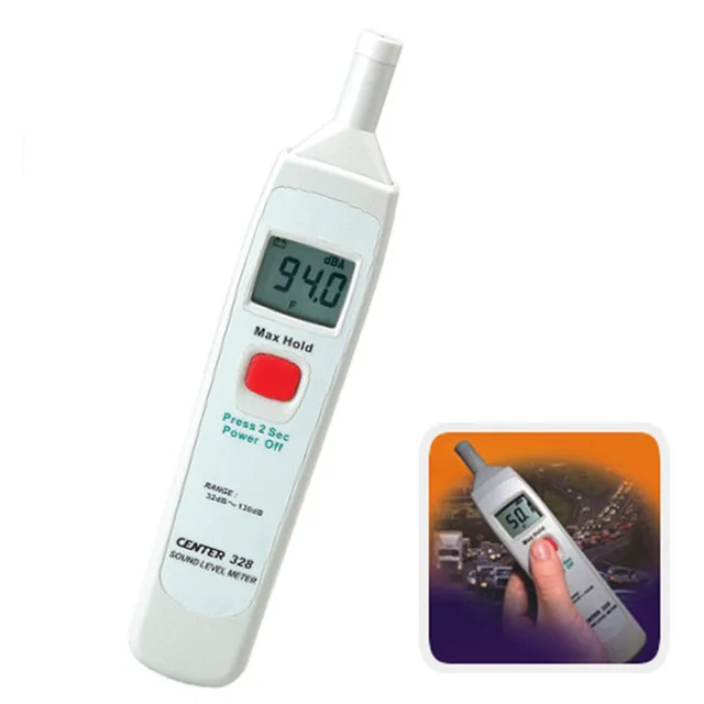 

CENTER-328 Digital Noise Analyzer Sound Level Meter Automatic Range Finding Accurate Sound Pressure Peak Detecting Internal