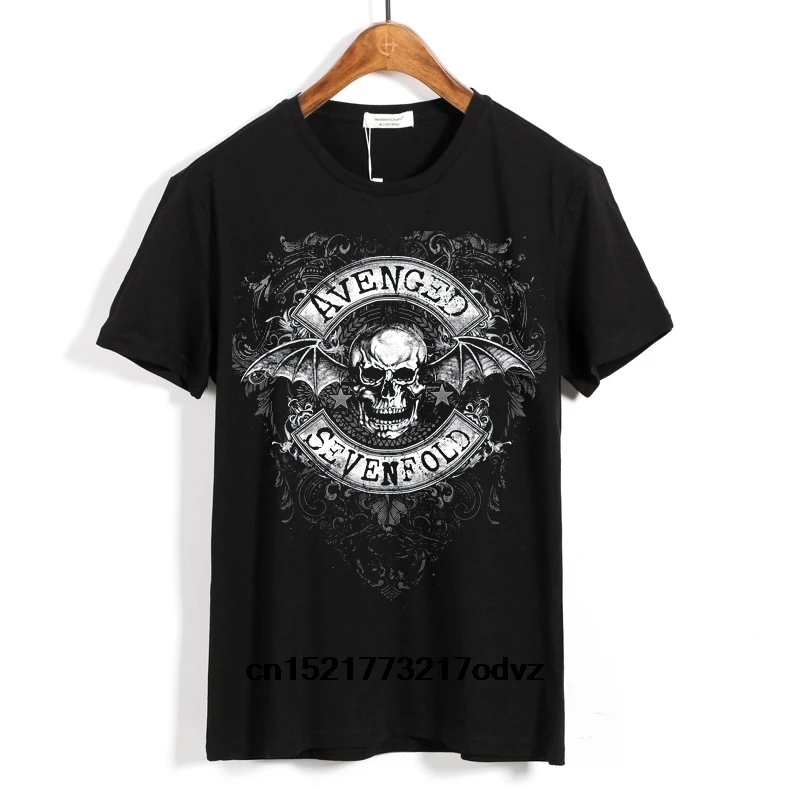 

Men T shirt Fashion Avenged Sevenfold Sounding The Seventh Trumpet Punk Rock T-Shirt women
