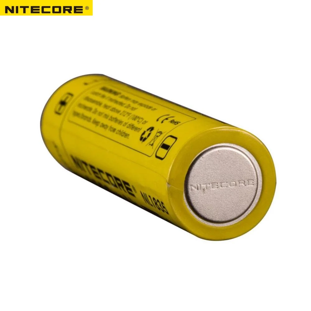 Najtaniej Nitecore NL1835 18650 3500mAh (nowa wersja NL1834) 3.6V 12.6Wh akumulator litowo jonowy wysokiej jakości z ochroną