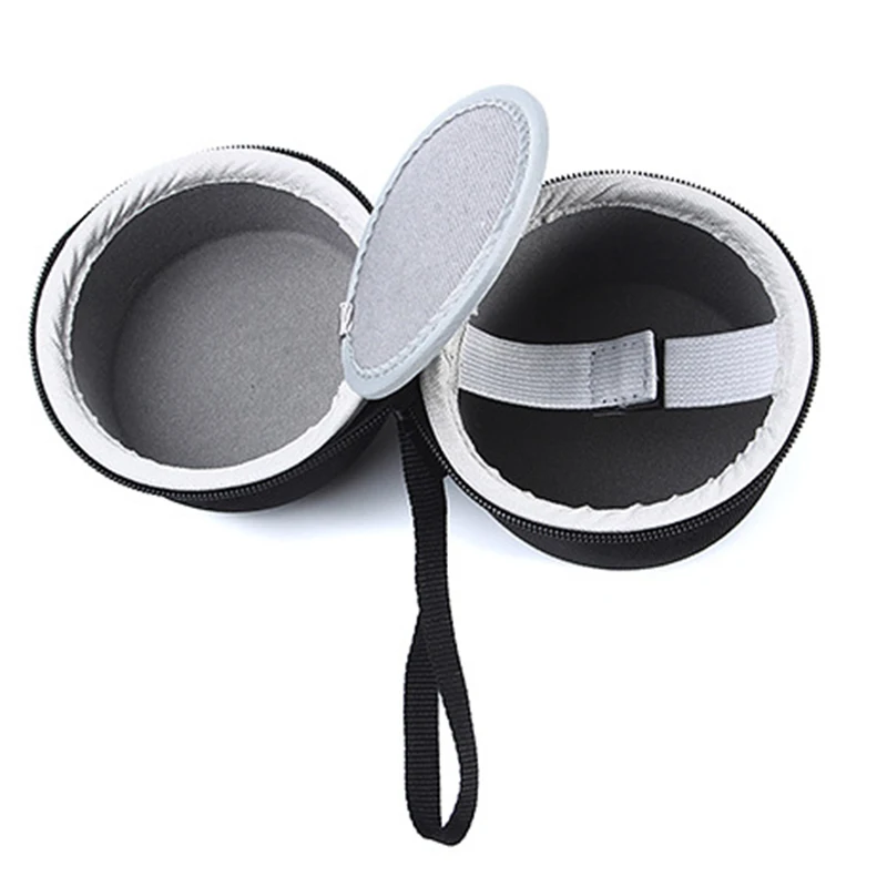 prativerdi Mini Black Earphone Case Earphone Box Headphone Travel organizer Earbuds Coin Collect Storage Bag for iphone cable 5