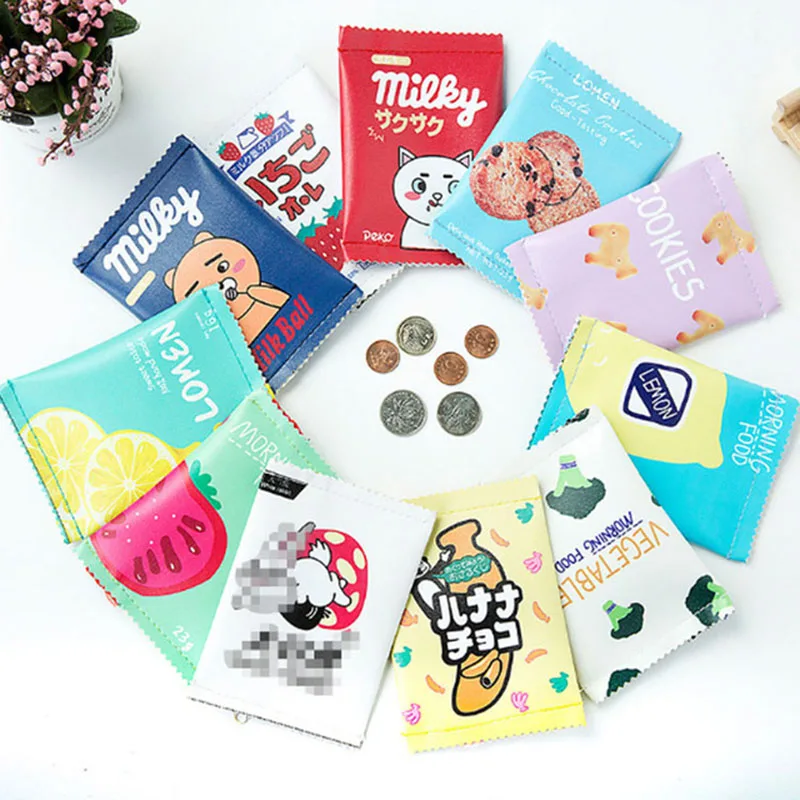 

Kawaii Fruit Candy Cartoon Design Coin Purse Fashion Women Coin Purse Women Card Holder Vintage Pocket Mini Small Wallets