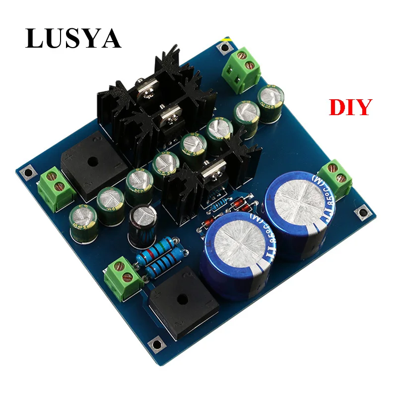 Lusya DIY Kits HIFI Voltage Filament Filter regulated Power Supply Board 12V for Tube Preamp Amplifier G6-014