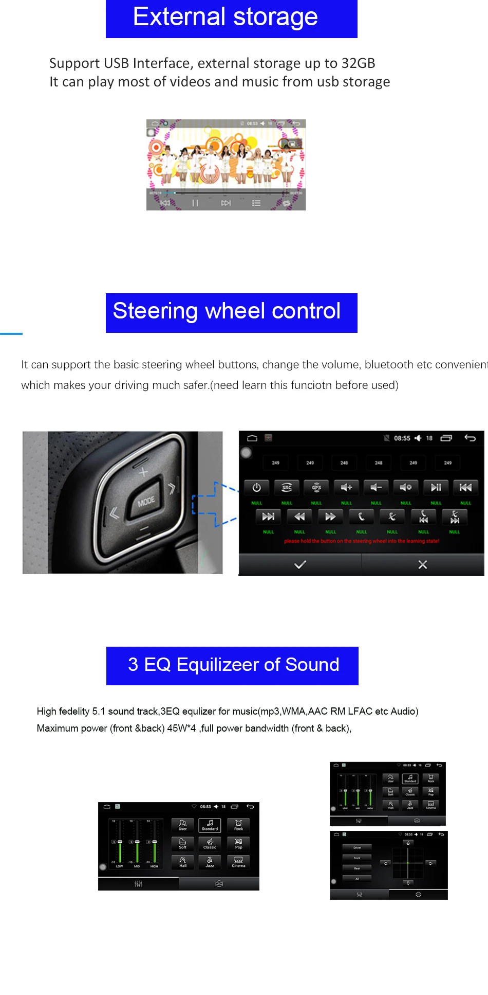 Excellent 10.1inch Android 6.0 Car Radio GPS Head Unit For Hyundai genesis coupe rohens  black/white color 5