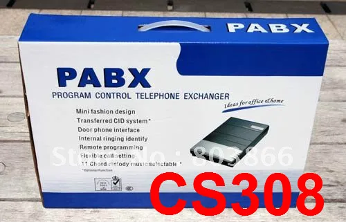 CS308(3Co. Line и 8 ext.) телефонная система PABX