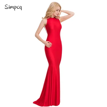 

Vestidos De Fiesta Plus Size Wanglingson Summer Wedding Party Floor-length Sleeveless Sexy Club Dresses For Woman M0712