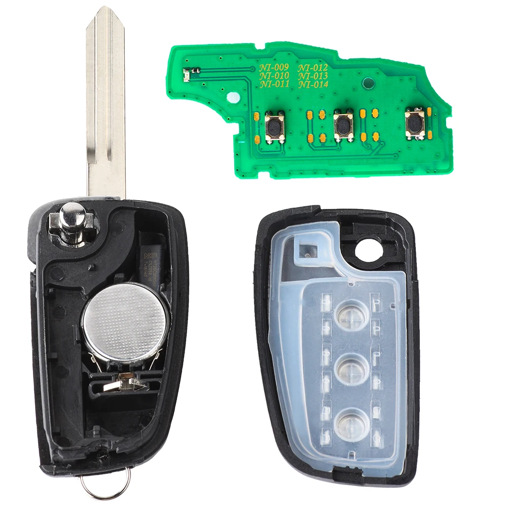KEYECU KBRASTU15 Upgraded Key for Nissan, for Infiniti 315MHz ID46 Keyless Entry Remote Key Fob