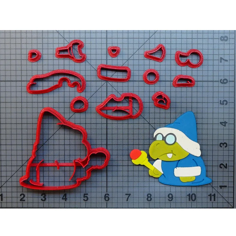 

Video Game Character Super Mario Cookie Cutter Custom Made 3D Printed Fondant Cutter Set Cookie Molds for cortadores de Fondant