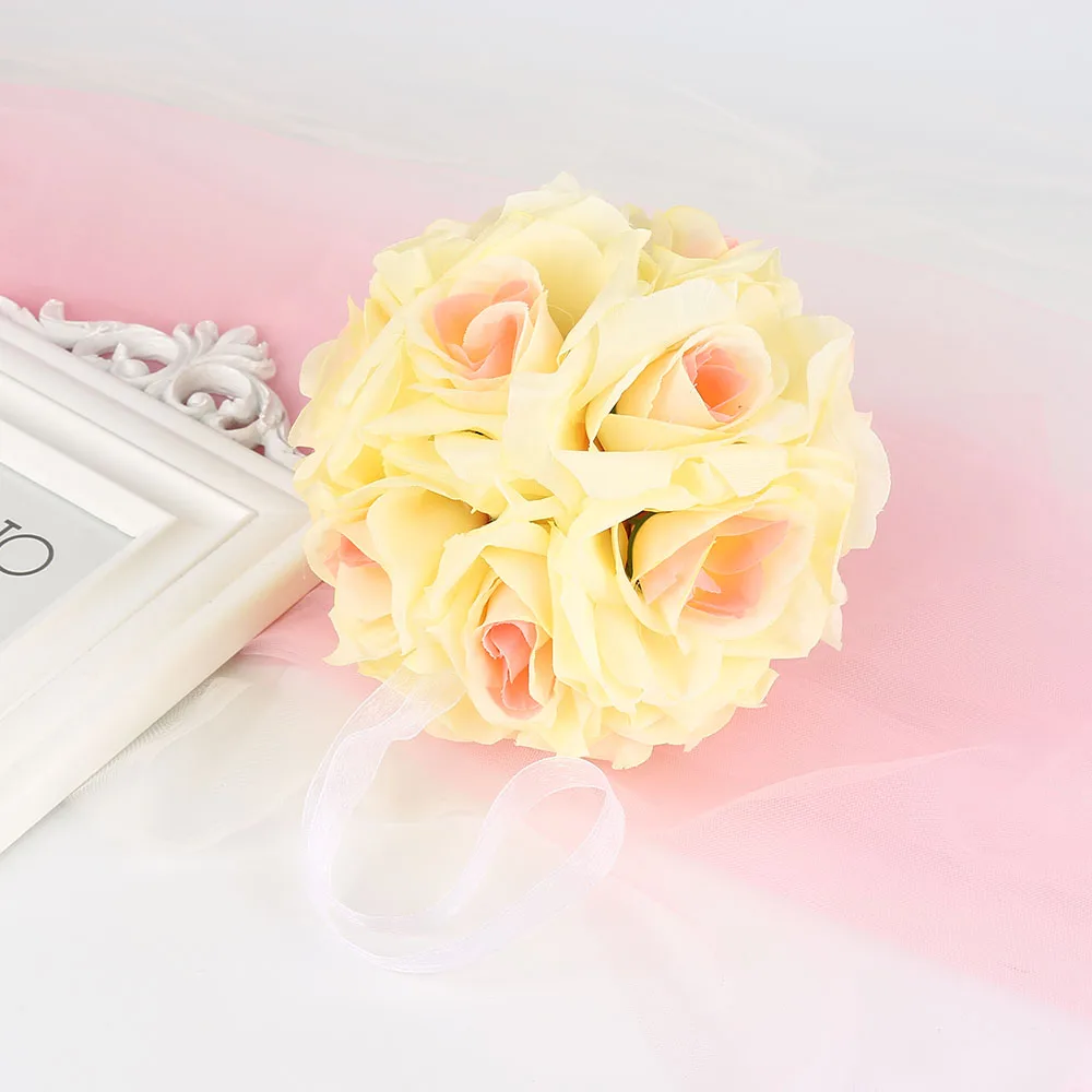 1 шт. искусственные шелковые цветочные шарики 15 х21 см|silk flower ball|flower ballhanging ball |