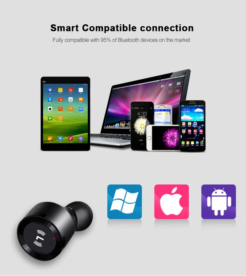 XLSTO Wireless Bluetooth 5.0 Earphone IPX7 Waterproof Headset Stereo mini Earbuds With Charging Box Micro handsfree Earphones (23)