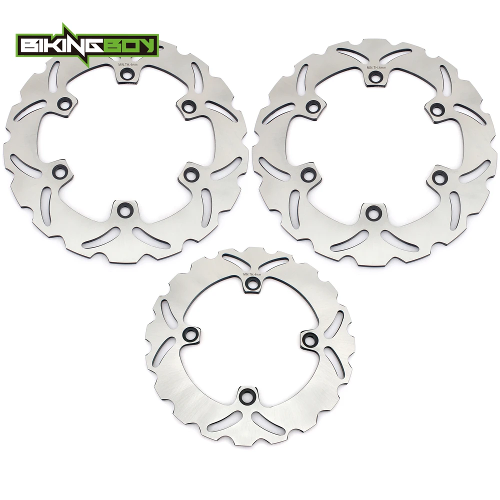 BIKINGBOY For Honda CBR 600 F SuperSport 91 92 93 94 CBR600F Front Rear Brake Discs Rotors Disks 276mm 220mm Motorcycle Full Set |