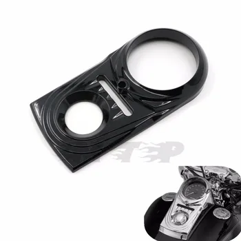 

Motorcycle Front Instrument Cauges Decorative Dash Panel Insert Cover Guard For Harley Softail Dyna FLST FXST FXSTC FXSTB FXDWG