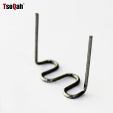 500 шт 0,6 мм/0,8 мм из нержавеющей стали пластиковые ремонтные волнистые скобы горячий степлер для автомобиля Пластиковый сварочный бампер