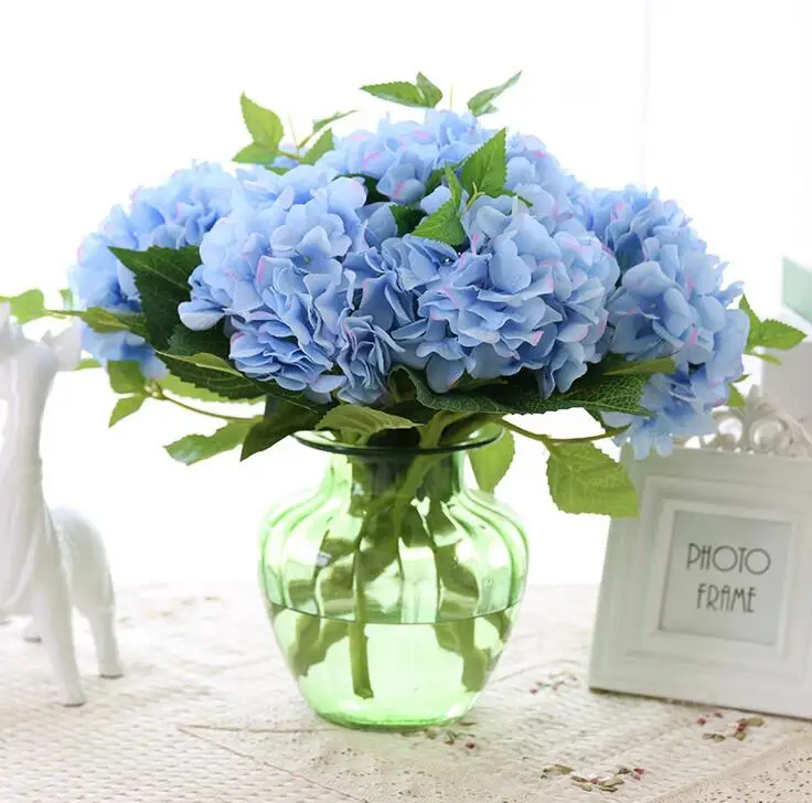 

pincushion Artificial Flowers silk Flowers hydrangea 44CM 17.3INCH Home decorations for Wedding Party or Birthday SF017