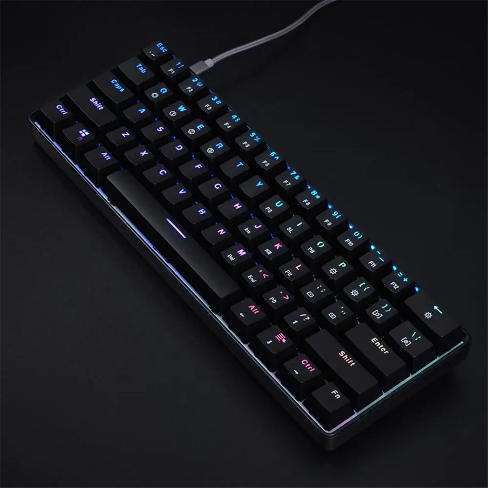 Игровая механическая клавиатура Gateron переключатель RGB оптическая ось может быть