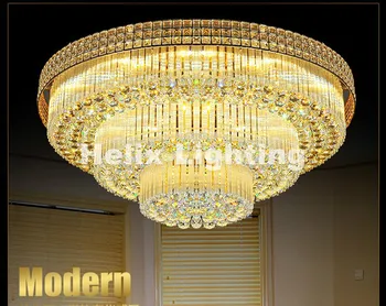 

Modern Luxury D80cm LED Crystal Ceiling Lamp K9 living Room Lamp LED Ceiling Bedroom Restaurant Corridor lighting Free Shipping