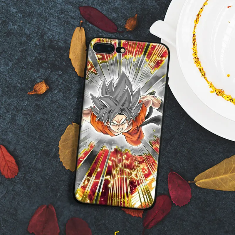 

Dragon Ball Super DBS Goku Saiyan Tpu Soft Silicone Phone Case Cover Shell For Apple IPhone 5 5s SE 6 6s 7 8 Plus X 10