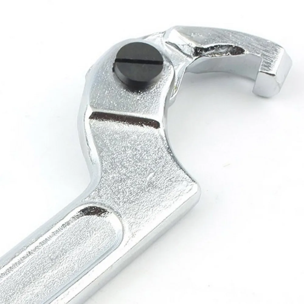 Крючок с боковым отверстием, разводной гаечный ключ квадратная игла, Универсальный Круглый гаечный ключ 19-51 мм, гаечный ключ, ручной инструмент, мульти инструменты