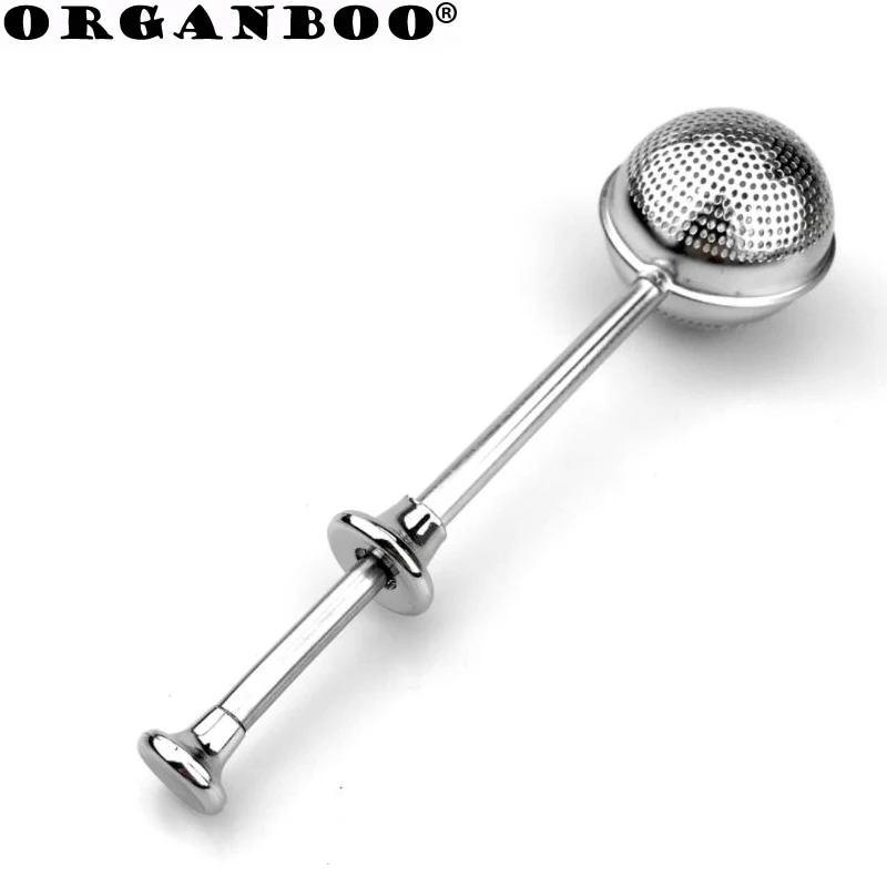 

ORGANBOO 1PC Stainless Steel Ball Shape Tea Strainer Mesh Tea Infuser Filter Reusable Metal Tea Bag Spice Tea Accessories