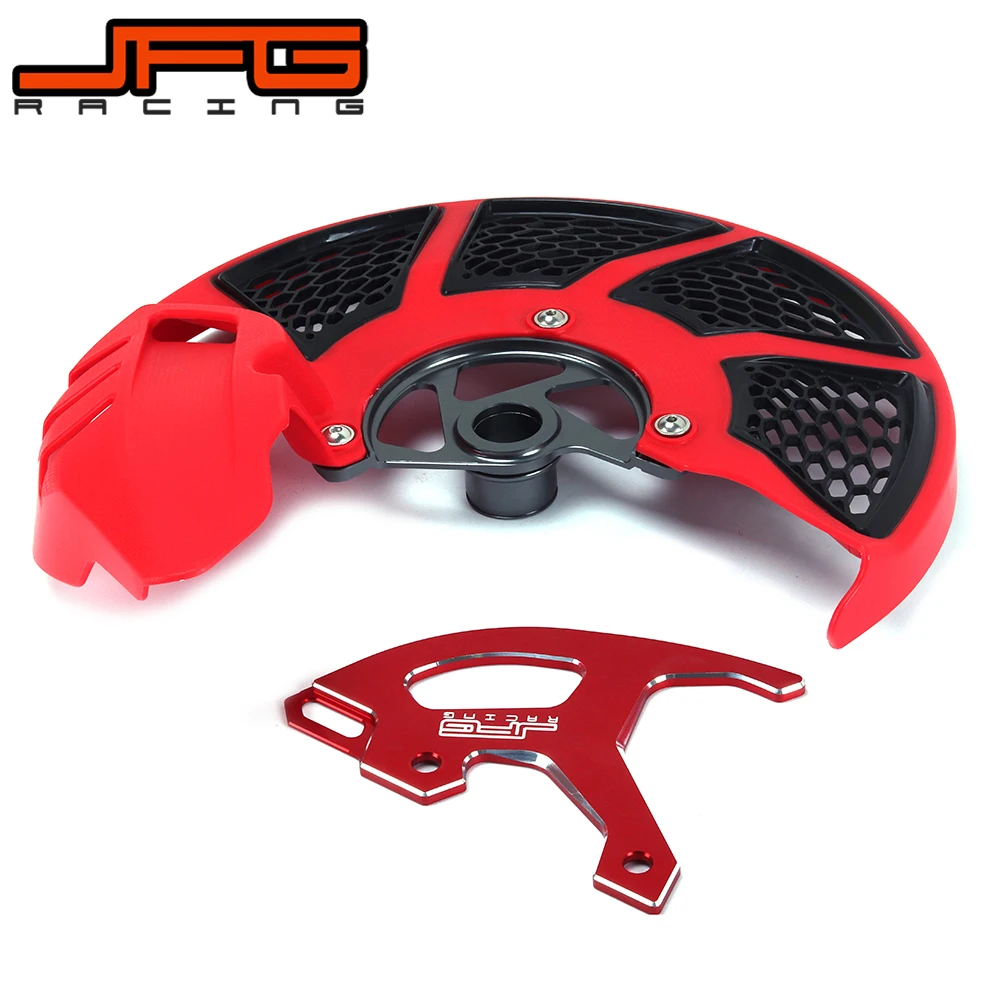 A Set Front & Rear Brake Disc Rotor Guard Protective Cover For HONDA CR 125R 250R CRF250R CRF450R CRF 250R 450R 250X 450R A Set Front & Rear Brake Disc Rotor Guard Protective Cover For HONDA CR 125R 250R CRF250R CRF450R CRF 250R 450R 250X 450R