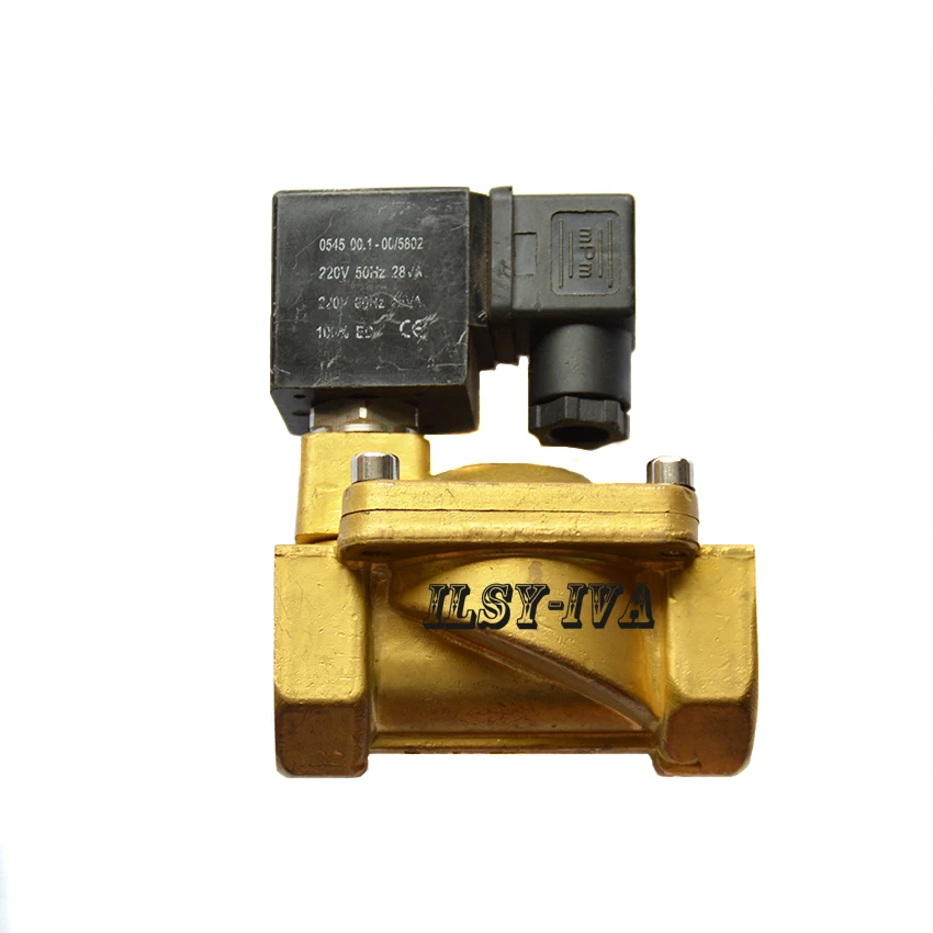SLP серии 1 &quotиз нержавеющей стали Соленоидный клапан DN25 24vdc 220vac пилот нормально