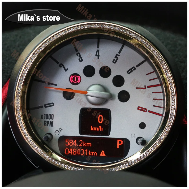 For MINI COOPER car styling diamond Tachometer metal hight quality Car