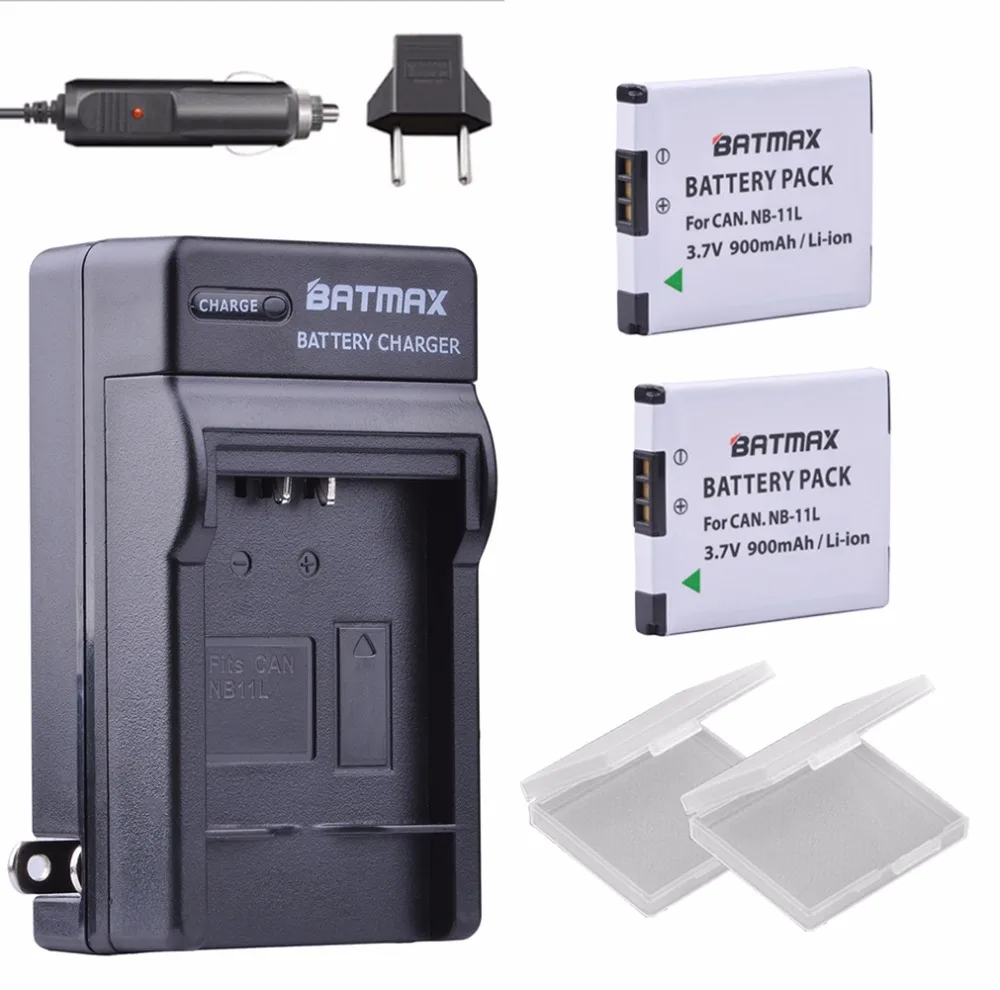 NB 11L / NB 11LH Ultra High Capacity 900mAh Battery& Wall Charger for