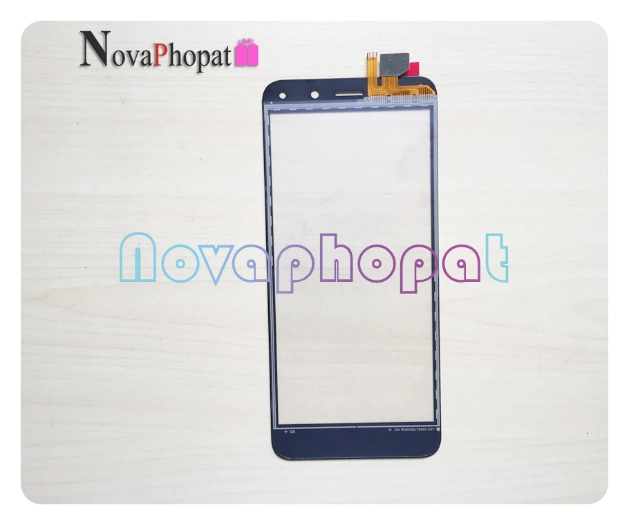 Novaphopat Черный сенсорный экран для BQ 5011G Fox View / 5015L первый дигитайзер 5