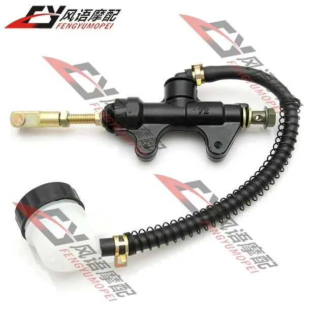 

Motorcycle Rear Brake Master Cylinder For Kawasaki ZZR250 ZZR400 ZZR600 ZZR1100 ZXR250 ZXR400 ZXR750 ZX-6R ZX-9R ZX-10R 14mm Pin