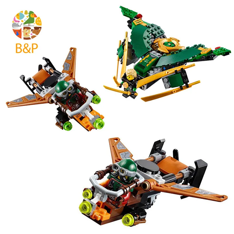 70605 757 шт. Ninjago серии Летающий пират крепостные строительные блоки конструктор