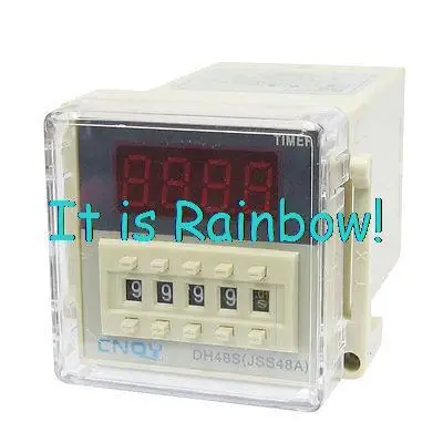 

Free Shipping AC/DC24V DPDT 8P 0.01S-9999H 4-Digit Programmable Timer Delay Relay DH48S-2Z