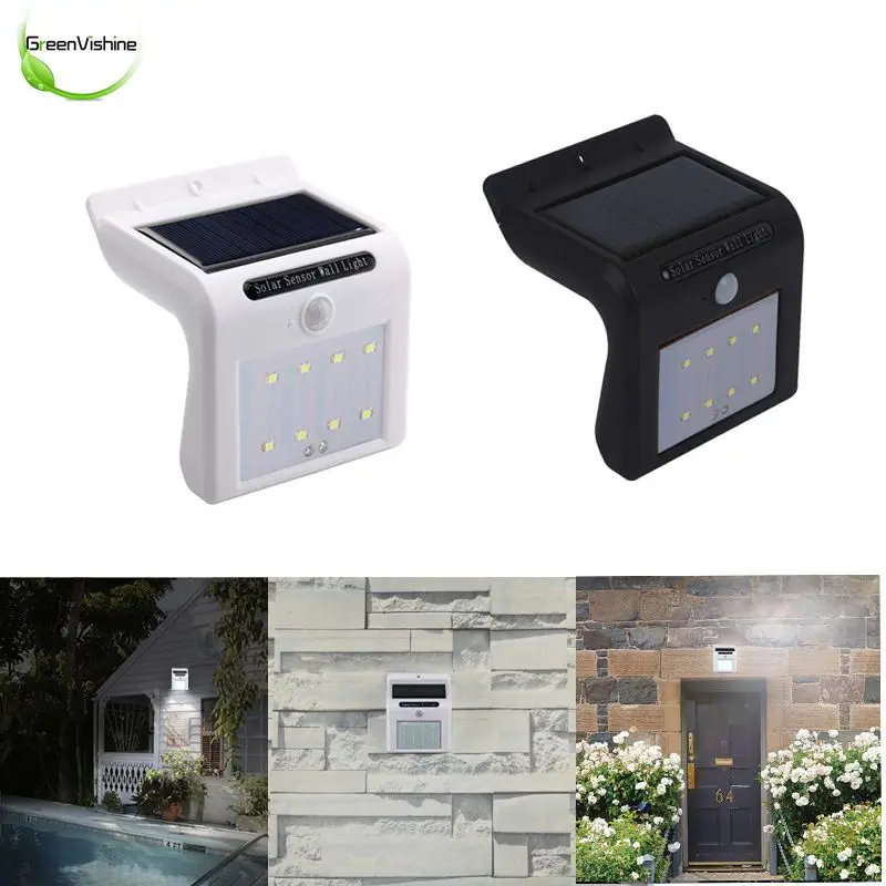 

Solar Lights 8Leds Waterproof Motion Sensor Outdoor Light Low Power High Brightness Light with Motion Activated Auto On/Off