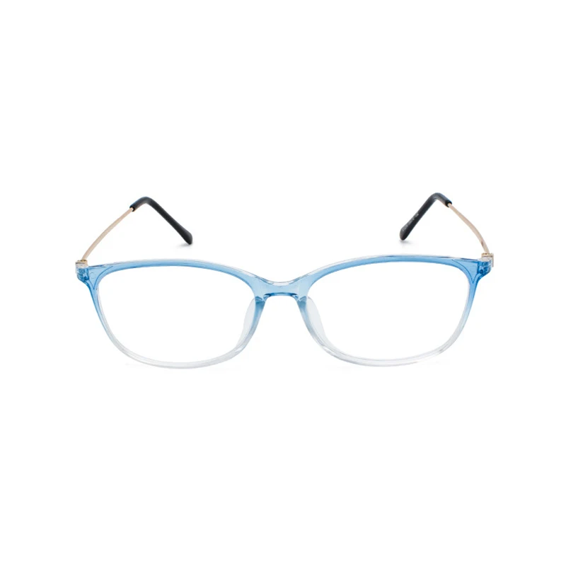 Elbru Ретро оправы для очков для мужчин и женщин стильные градиентные цветные очки винтажные металлические Квадратные прозрачные линзы, оправа для мужчин