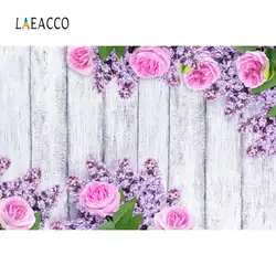 Laeacco серое дерево фоны для фотосъемки акварель Blossom Цветок Весна Детские портрет фотографические фонов Фотостудия