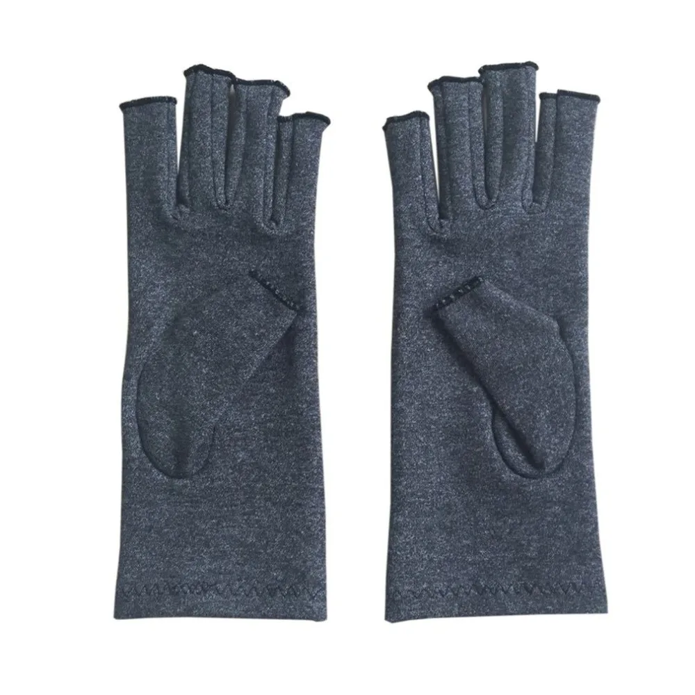 

A Pair/Set Comfortable Men Women Therapy Compression Gloves Solid Color Breathable Arthritis Joint Pain Relief Gloves Wholesales