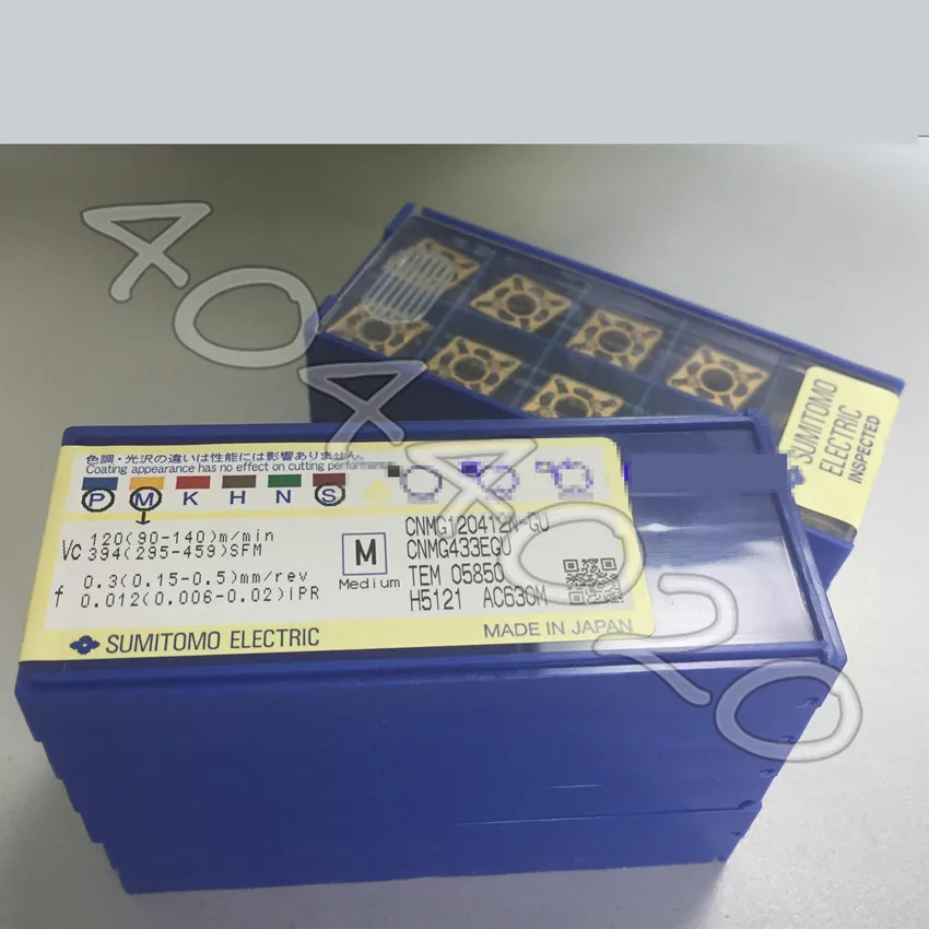 CNMG120412N-GU AC630M 10 шт./кор. оптический Кливер Sumitomo новый оригинальный карбид лезвия |