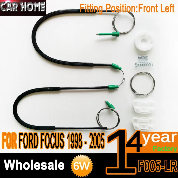 Car Cable For Ford Focus Window Regulator Repair Kit Front Left 1998