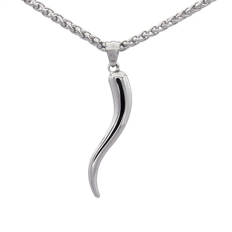 

Instagram Hot Fashion High Polished Round Pepper Pendant Necklace 316L Stainless Steel Male Hip Hop Jewelry Trendy Gift