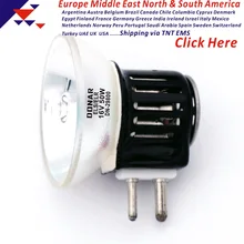 DONAR DN-29800 ELS ELR 16 В в Вт 50 Вт JCR16V-50W MR14 GX7.9 ELS/ELR 16V50W галогенная лампа filmstrip микрофильм слайд лампы проектора